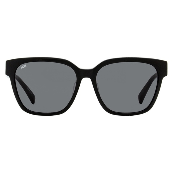 MCM Black Square Sunglasses with Grey Lenses and Logo Arms main image 3